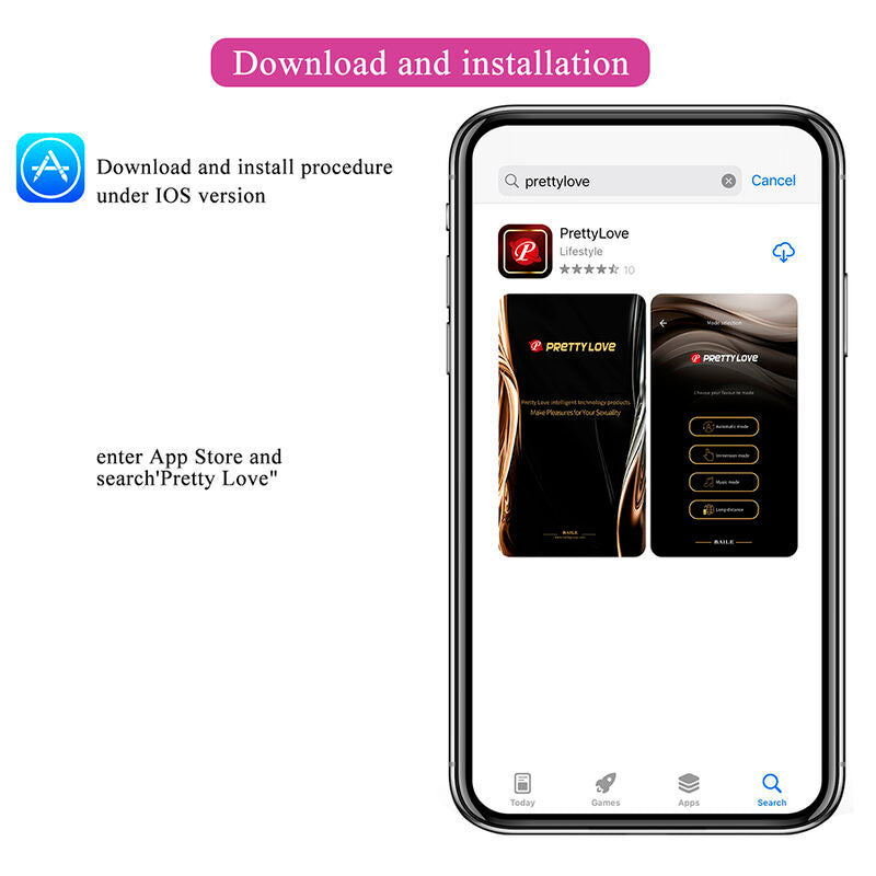 PRETTY LOVE - KLAY THRUSTING EGG VIBRATOR APP CONTROL PURPLE