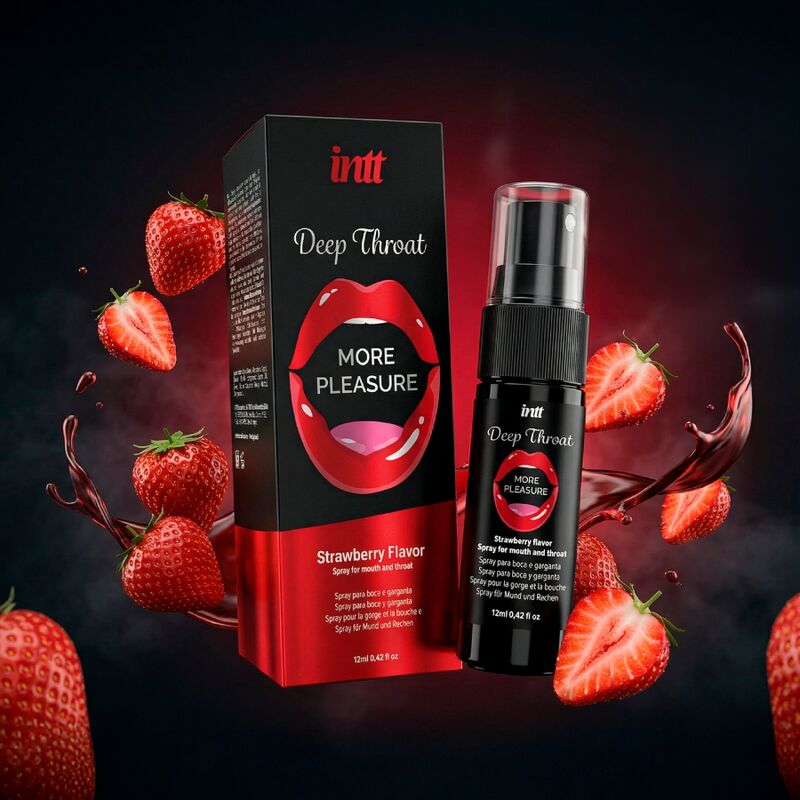 INTT - DEEP THROAT MORE PLEASURE ORALE SPRAY AARDBEISMET