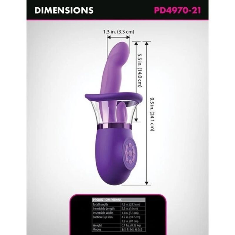 FANTASY FOR HER - ULTIMATE PLEASURE PRO PLUS RABBIT VIBRATOR PAARS 20.3 CM