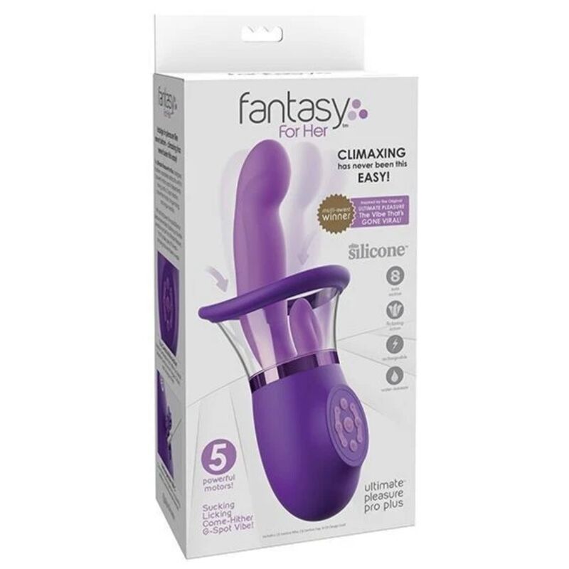 FANTASY FOR HER - ULTIMATE PLEASURE PRO PLUS RABBIT VIBRATOR PAARS 20.3 CM