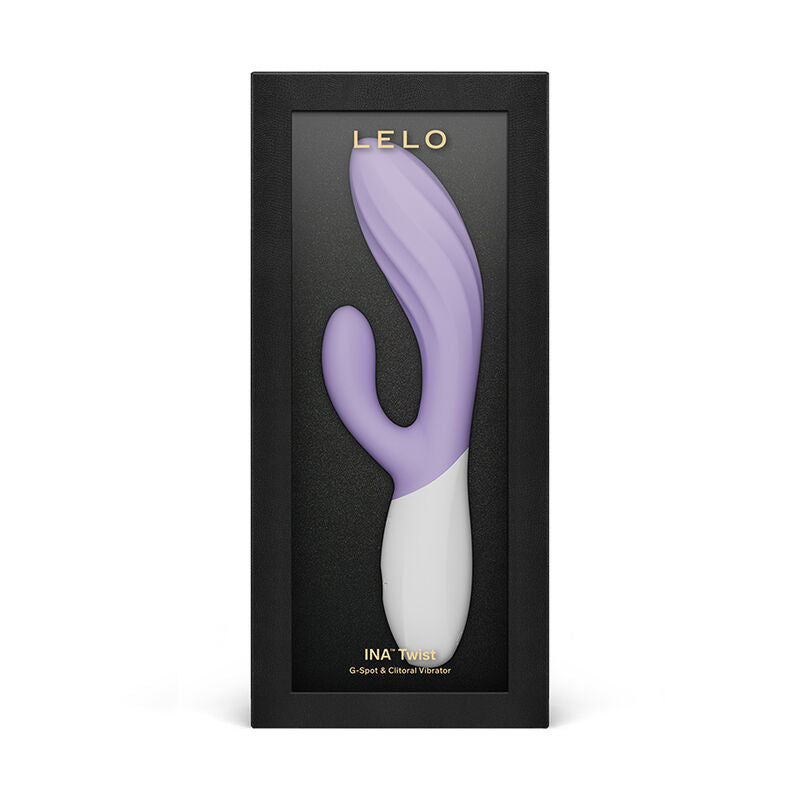 LELO - INA TWIST DOUBLE VIBRATOR RABBIT FOR G-SPOT AND CLITORIS LAVENDER