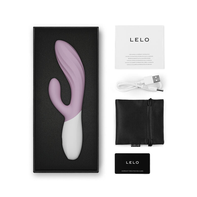 LELO - INA TWIST DOUBLE VIBRATOR RABBIT FOR G-SPOT AND CLITORIS PINK