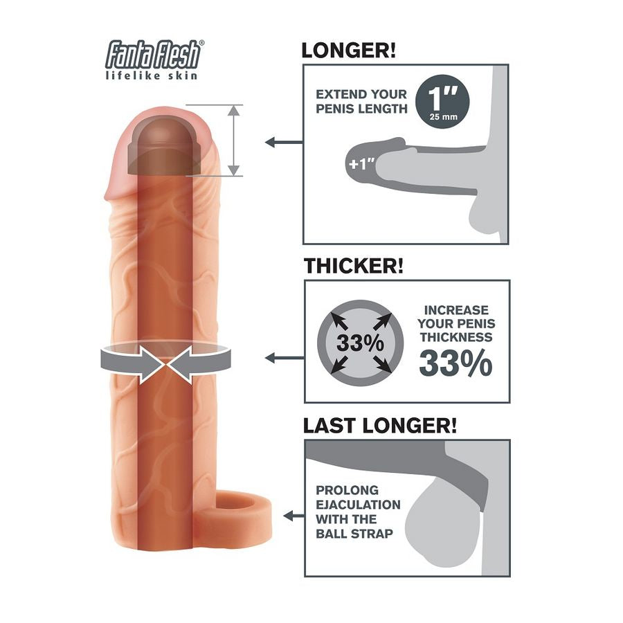 FANTASY X- TENSIONS - PERFECT 1 VERLENGSTUK BALBAND HUID