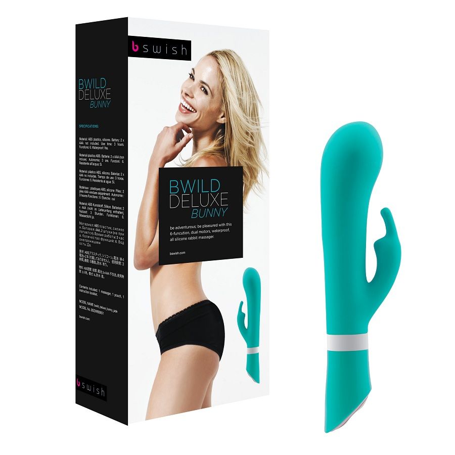 B SWISH - BWILD DELUXE KONIJN VIBRATOR JADE