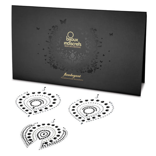 BIJOUX - INDISCRETS FLAMBOYANT ZWART&ZILVER