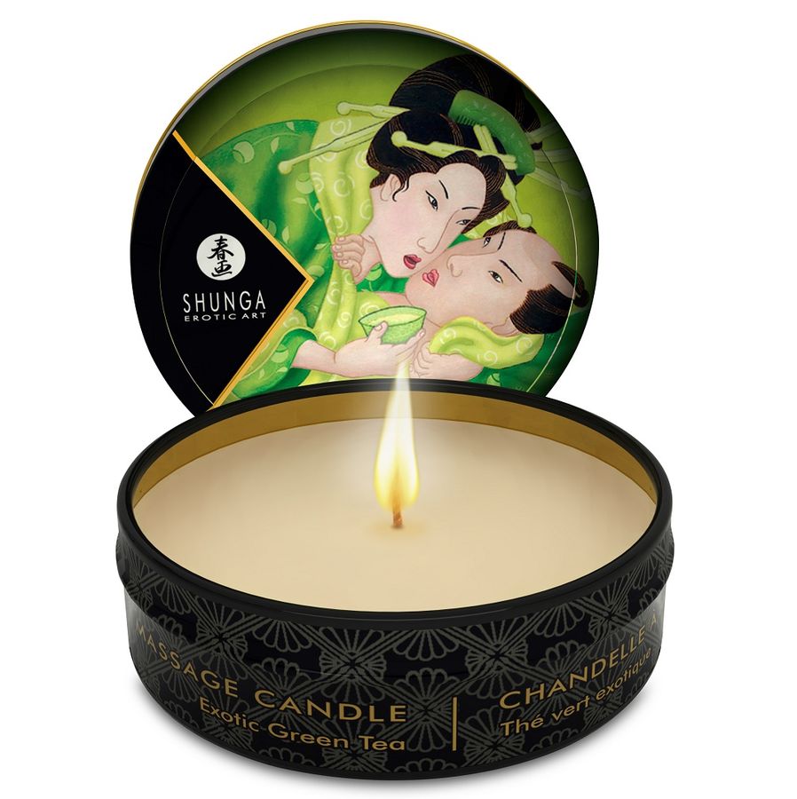 SHUNGA - MINI CARESS BY CANDLELIGHT DISPLAY MASSAGEKAARSEN 24 STUKS