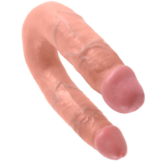 KING COCK - U-VORMIG MEDIUM DUBBELE TROUBLE FLESH 13.9 CM
