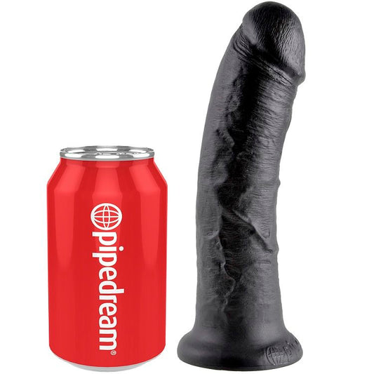 KING COCK - 8 DILDO ZWART 20.3 CM