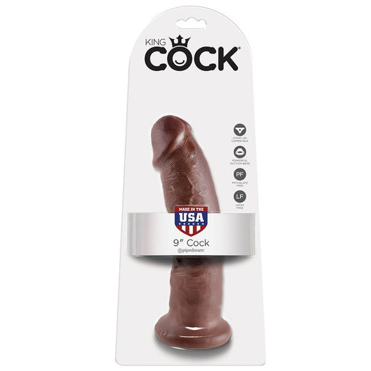 KING COCK - 9 DILDO BROWN 22,9 CM