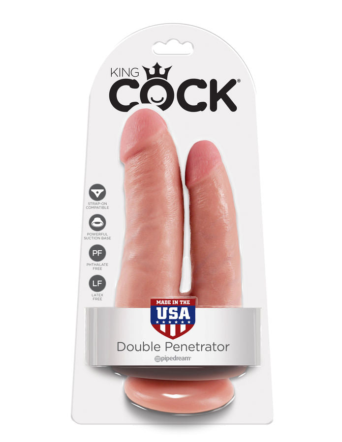 KING COCK - DUBBELE PENETRATOR VLEES