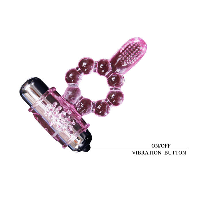 BAILE - SILICONEN RING 10 TONGUE RHYTHMS MET ROZE TRILLING