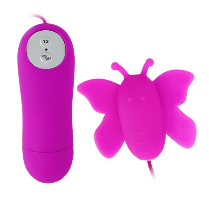 BAILE - LOVE EGGS BUTTERFLY CLITORISSTIMULATOR 12 SNELHEDEN LILA AFSTANDSBEDIENING