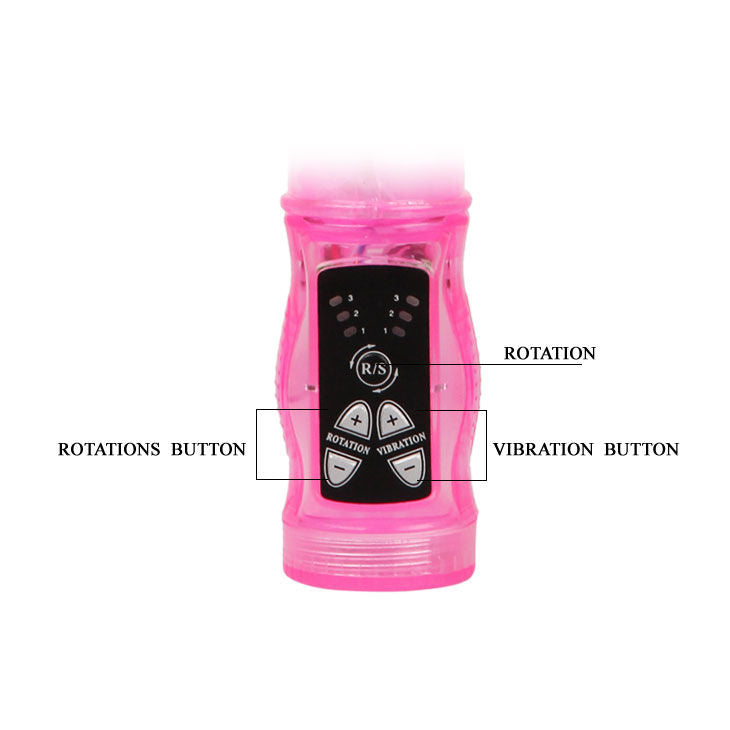 BAILE - ROZE KONIJN MINI ROTATOR SUPERSTIMULATOR