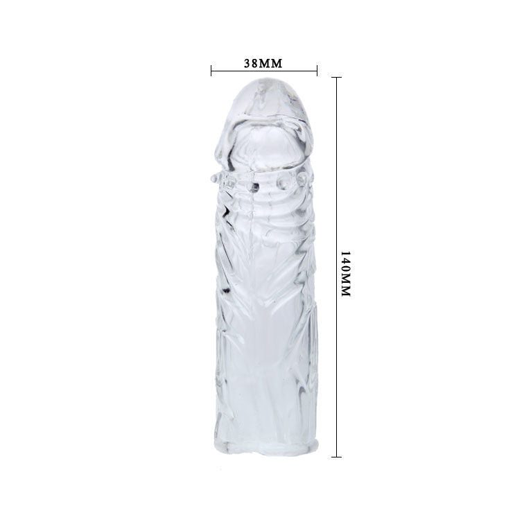 BAILE - TRANSPARANTE SILICONEN PENISHOES 13 CM