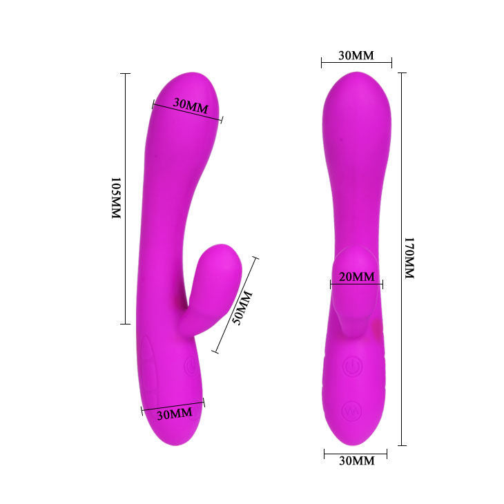PRETTY LOVE - SLIMME VICTOR VIBRATOR MET KLITORISSTIMULATOR