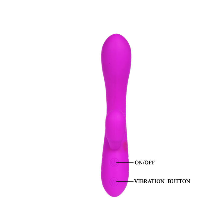 PRETTY LOVE - SLIMME VICTOR VIBRATOR MET KLITORISSTIMULATOR