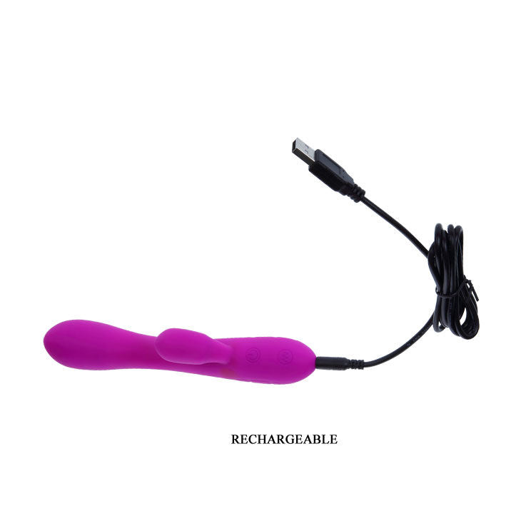 PRETTY LOVE - SLIMME VICTOR VIBRATOR MET KLITORISSTIMULATOR