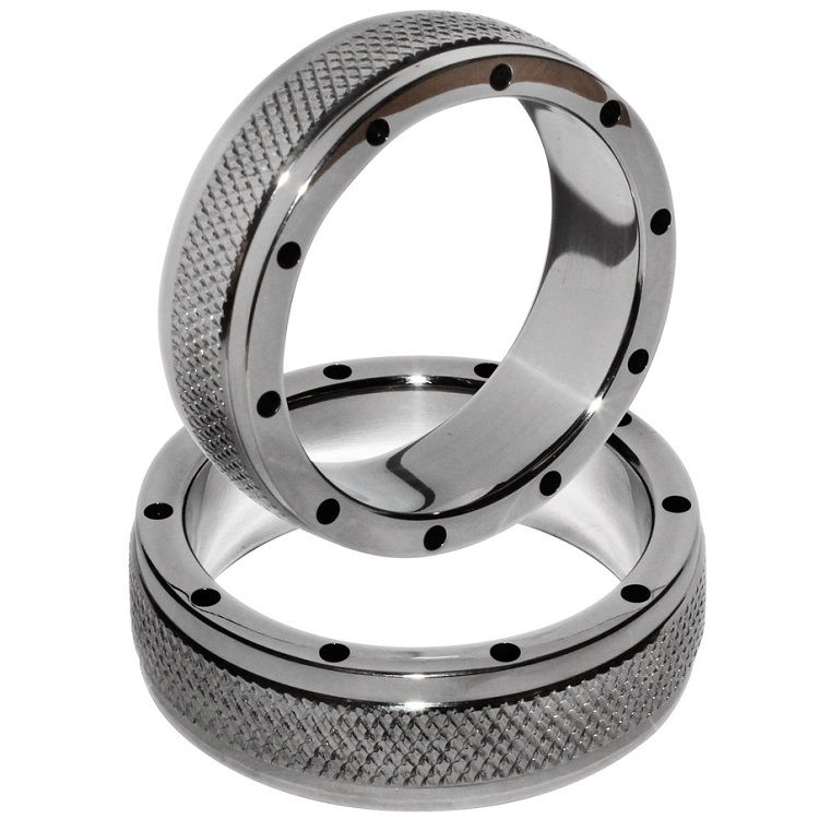 METAL HARD - METALEN RING VOOR PENIS EN TEELBALLEN 55MM