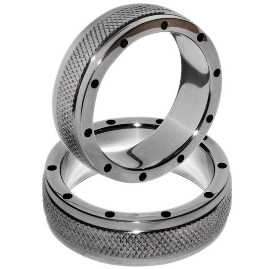 METAL HARD - METALEN RING VOOR PENIS EN TEELBALLEN 55MM