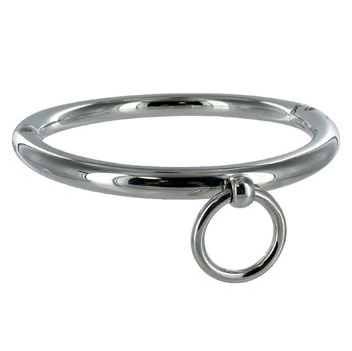 METAL HARD - BDSM KETTING MET RING 10CM