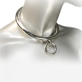 METAL HARD - BDSM KETTING MET RING 10CM