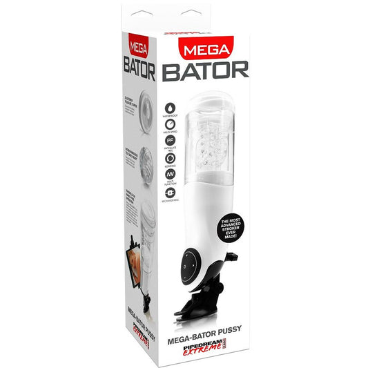 EXTREME TOYZ - PDX MEGA BATOR USB MANNELIJKE MASTURBATOR VAGINA WIT