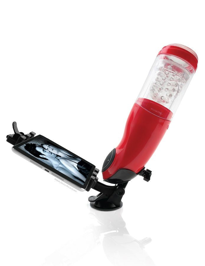 EXTREME TOYZ - PDX MEGA BATOR USB MANNELIJKE MASTURBATOR MOND ROOD