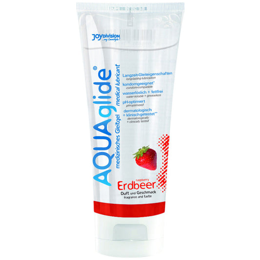 JOYDIVISION AQUAGLIDE - AARDBEI GLIJMIDDEL 100 ML
