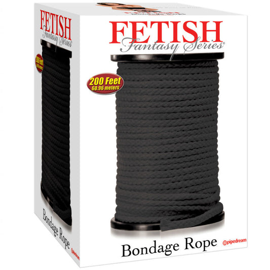 FETISH FANTASY SERIES - SERIE BONDAGE TOUW ZWART 60.96 METER