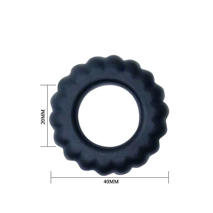 BAILE - TITAN KOKRING ZWART 2 CM