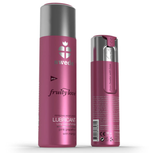SWEDE - FRUITY LOVE GLIJMIDDEL PINK GRAPEFRUIT MET MANGO 100 ML