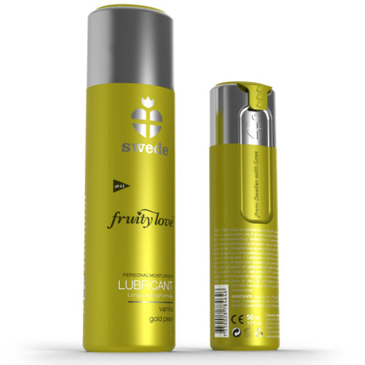 SWEDE - FRUITY LOVE GLIJMIDDEL VANILLE GOUDEN PEER 50 ML