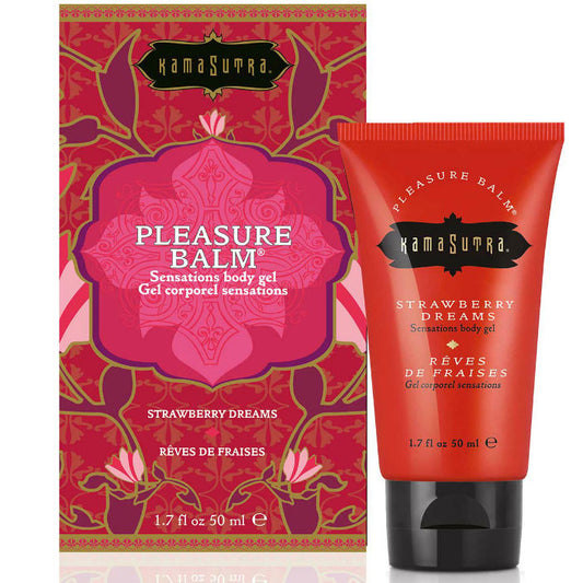 KAMASUTRA - STIMULERENDE PLEZIER BALSEM AARDBEIDENDROMEN SMAAK 50ML