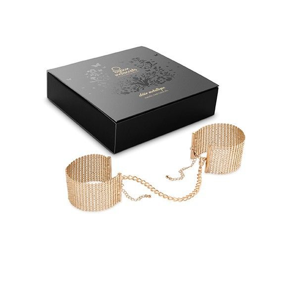 BIJOUX - DÉSIR MÉTALLIQUE GOUDEN METALEN MESH HANDBOEIEN
