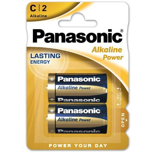 PANASONIC - BRONS BATTERIJ C LR14 2 STUKS