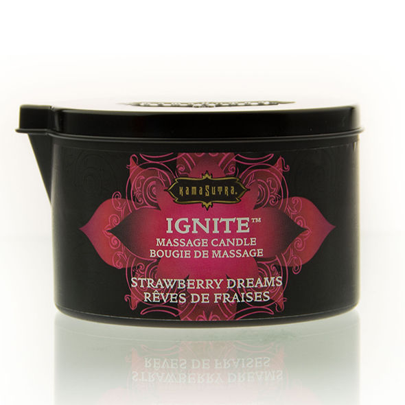 KAMASUTRA - STRAWBERRY DREAMS MASSAGEKAARS 170 GR