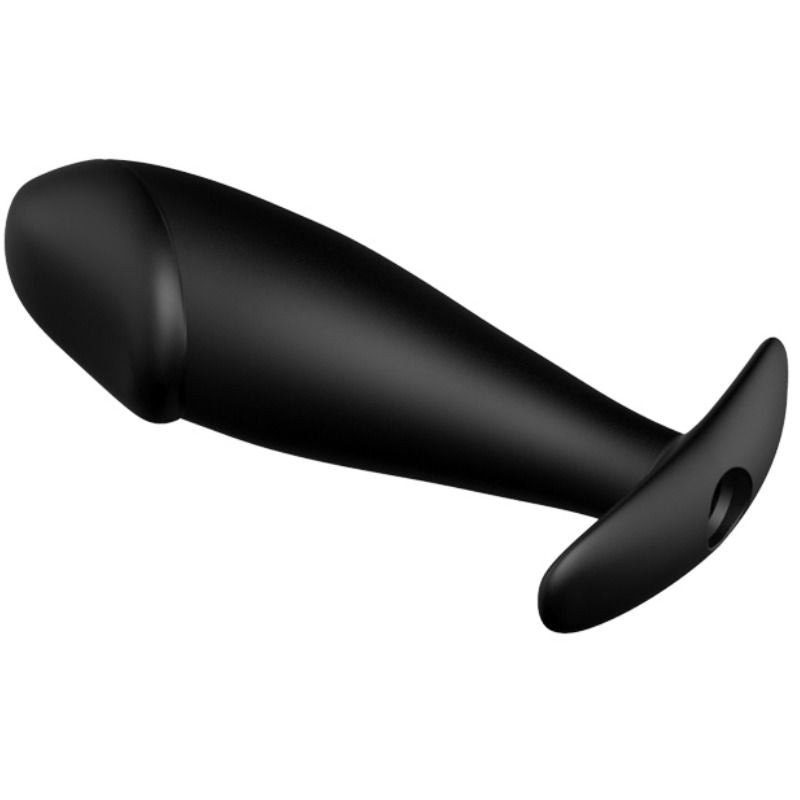 PRETTY LOVE - SILICONEN ANALE PLUG PENISVORM EN 12 TRILLINGSMODI ZWART