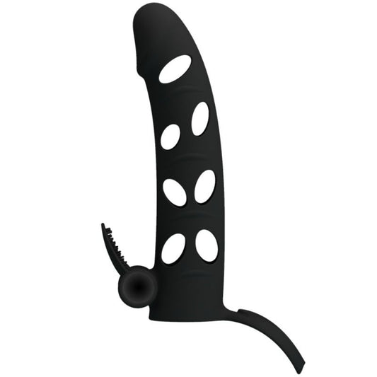 PRETTY LOVE - SILICONEN OVERTREK MET TRILLING 15,2 CM