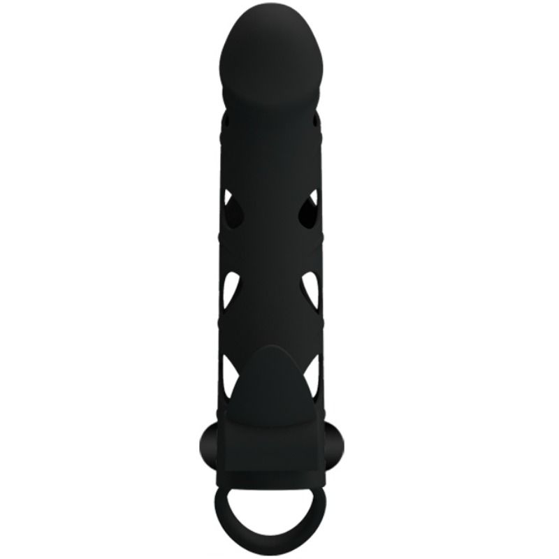 PRETTY LOVE - SILICONEN OVERTREK MET TRILLING 15,2 CM