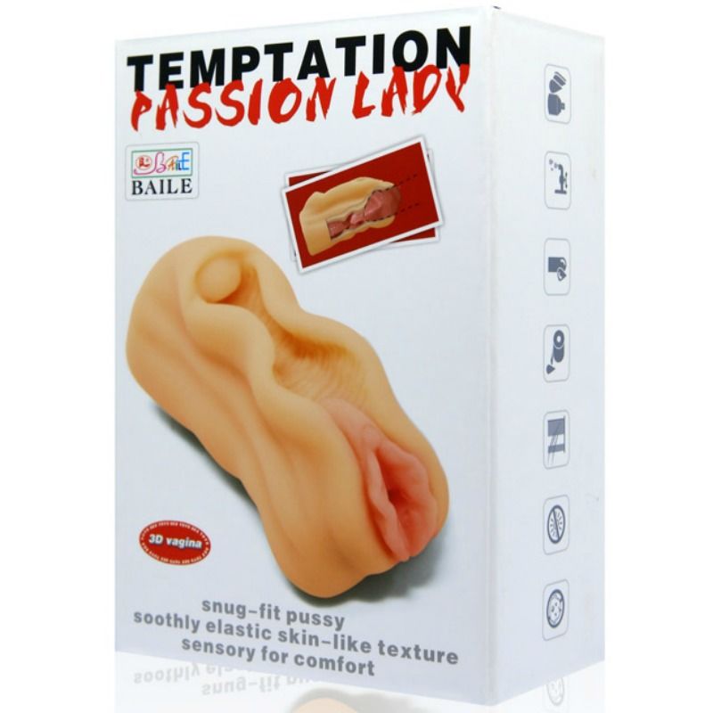 BAILE - MINI MANNELIJKE MASTURBATOR VAGINA LIPONTWERP