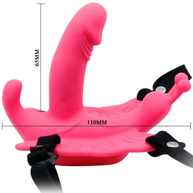 BAILE - ULTRA PASSIEVOL VIBREREND VLINDER HARNAS