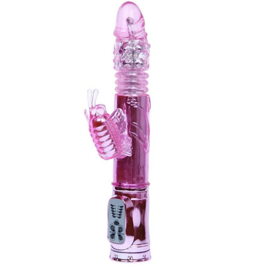BAILE - OPLAADBARE VIBRATOR MET ROTATIE EN PULSERENDE VLINDERSTIMULATOR