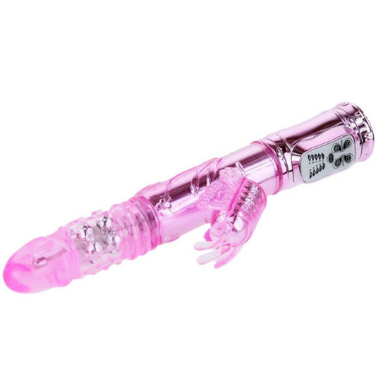 BAILE - OPLAADBARE VIBRATOR MET ROTATIE EN PULSERENDE VLINDERSTIMULATOR