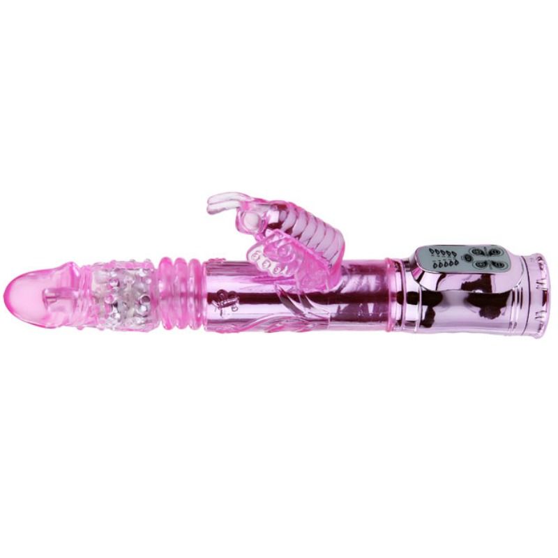 BAILE - OPLAADBARE VIBRATOR MET ROTATIE EN PULSERENDE VLINDERSTIMULATOR