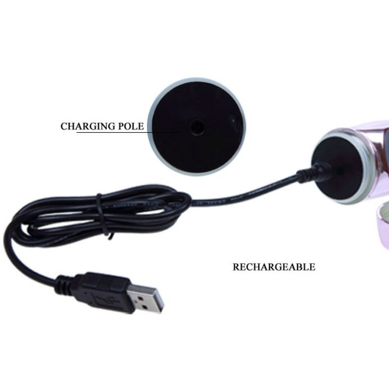 BAILE - OPLAADBARE VIBRATOR MET ROTATIE EN PULSERENDE VLINDERSTIMULATOR
