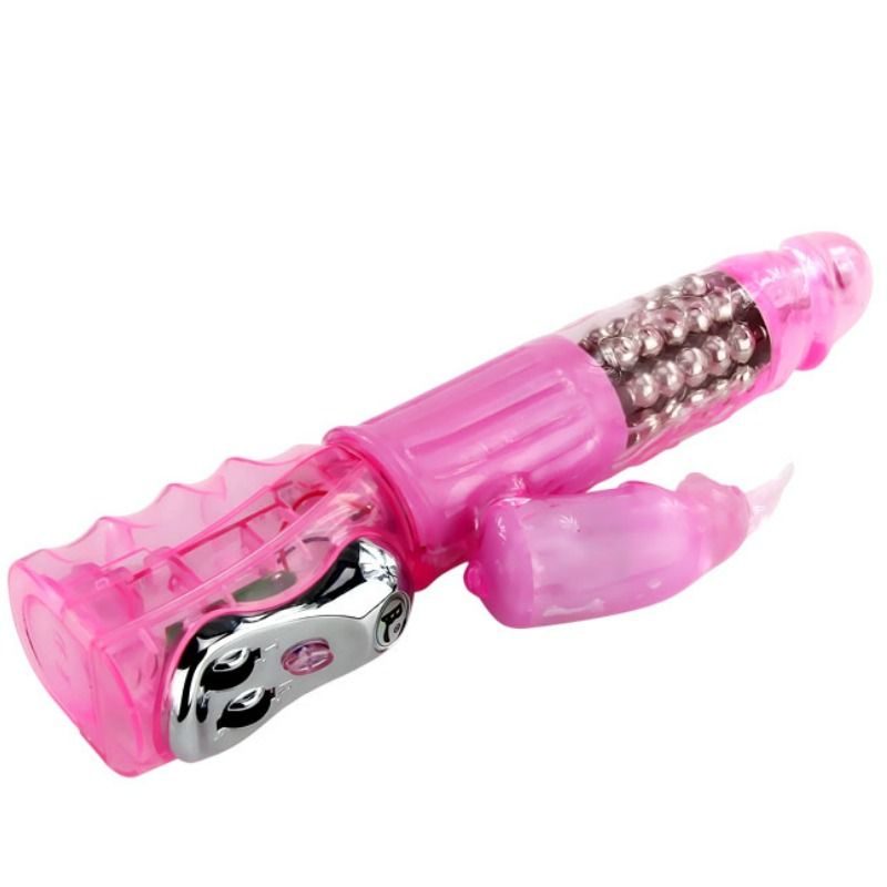 BAILE - VIBRATOR MET ROTATIE EN RABBIT, MEERDERE SNELHEDEN EN MEERDERE ROTATIES