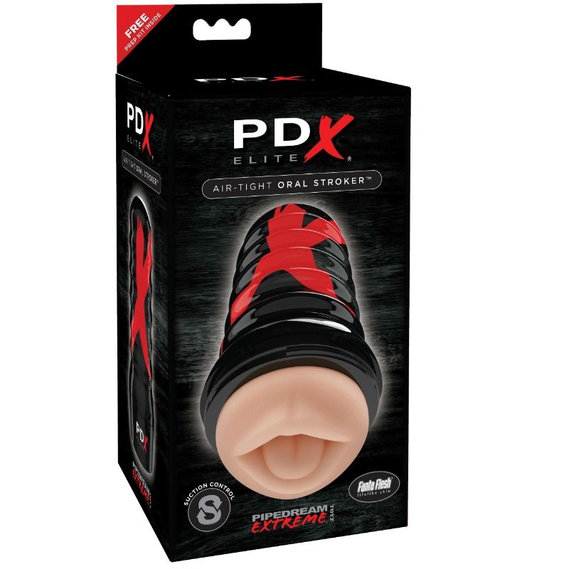 PDX ELITE - LUCHTDICHTE ORALE STROKER