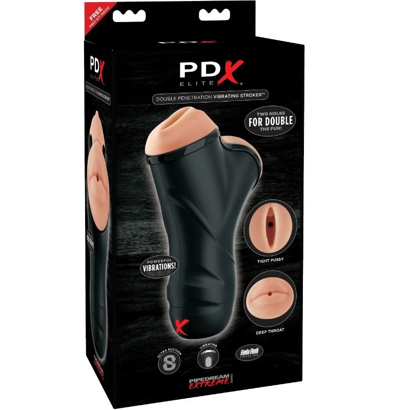 PDX ELITE - DUBBELE PENETRATIE TRILLENDE STROKER