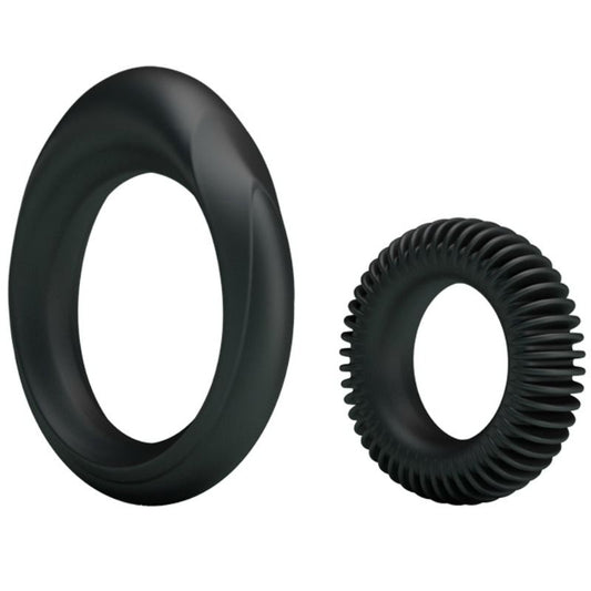 BAILE - SET VAN 2 SILICONEN RINGEN PENISRING MANNELIJKHEID