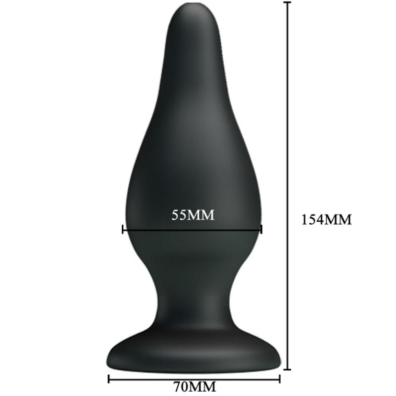 PRETTY LOVE - ERGONOMISCHE SILICONEN PLUG 15,4 CM